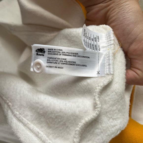 NWOT Roots Retro Field Rugby Quarter Button Up Sweater Women’s Size Small - Picture 9 of 9